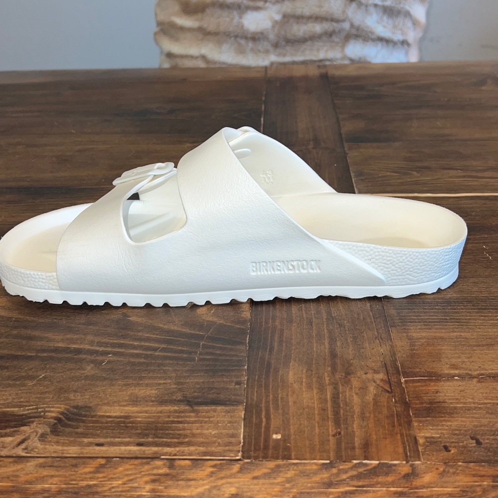 Birkenstock White Arizona Essentials Slide Sandals EVA | EU: 43 M: 10-10.5 W: 12 - Picture 7 of 14